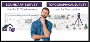 difference between boundary and topographical survey